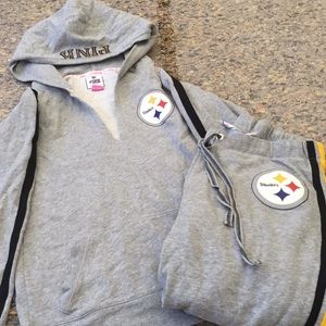 Victoria Secret Pink Steelers sweatsuit